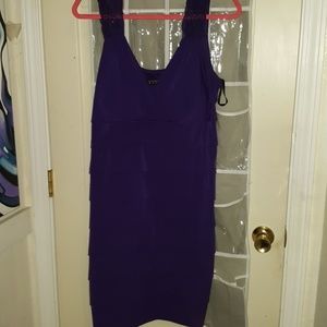 14W purple dress